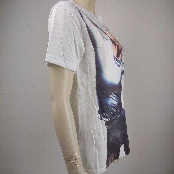 Madonna The Celebration Tour white crew neck short sleeve t-shirt adult Small - Picture 3 of 8